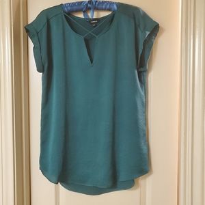 Express Gramercy Criss Cross Blouse